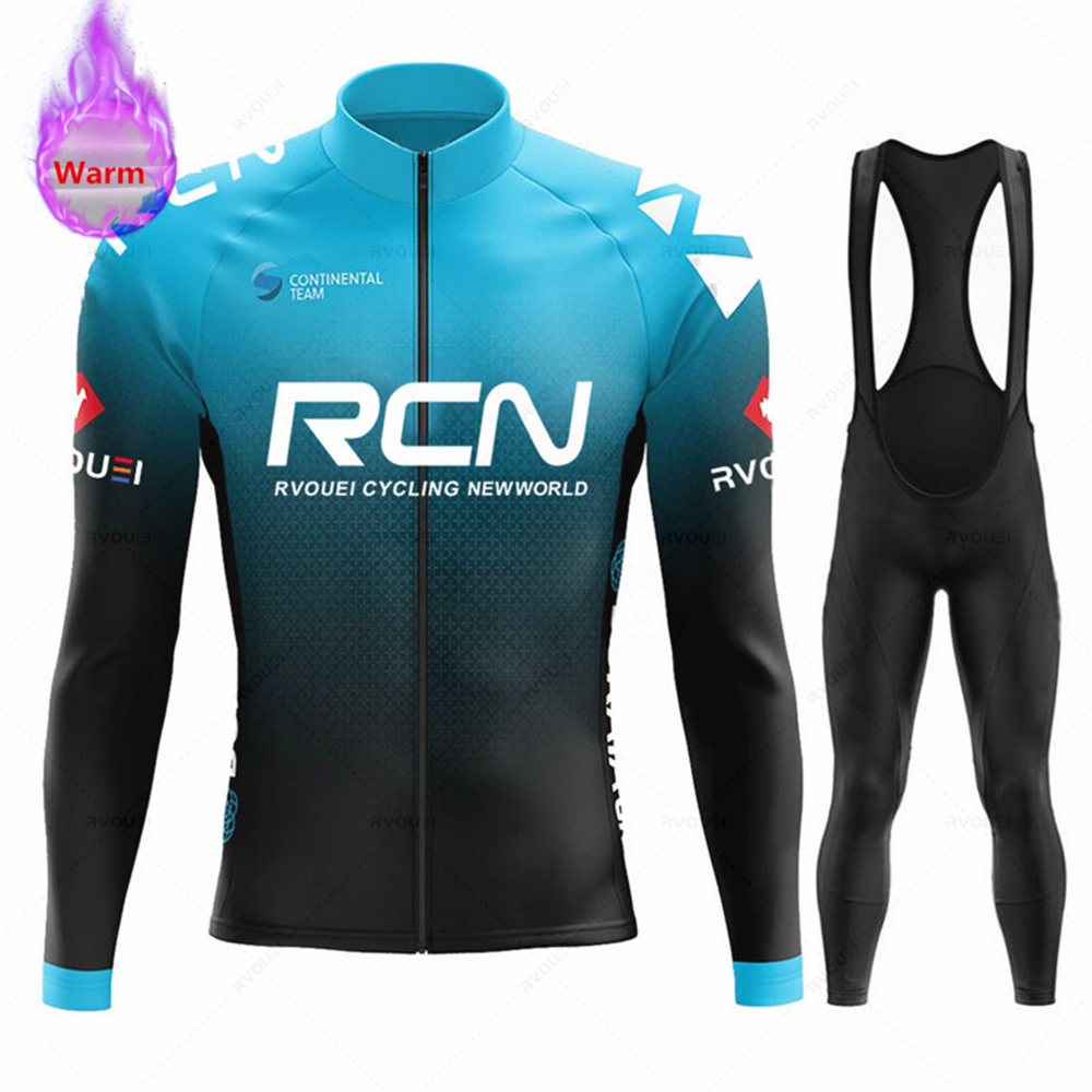 Cycling Gear For Winter - Rvouei Team Winter Thermal Fleece Cycling