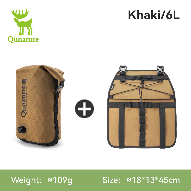 Cycling Gear Weather - Qunature 6/12L Bikepacking Bag Fully Waterproof